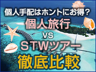 個人旅行 VS STWツアー